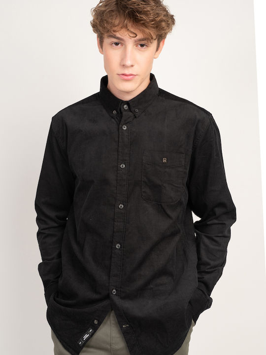Rebase Corduroy Shirt Black