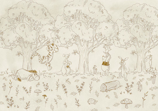Komar Kinder Tapete "winnie Pooh B400xH280cm
