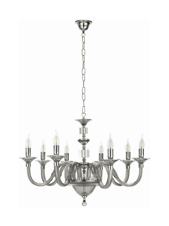 Ondaluce Chandelier with Crystals Gold LP.GALA/8-ORO