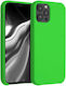 KWmobile Rubber Back Cover Σιλικόνης Πράσινο (i...