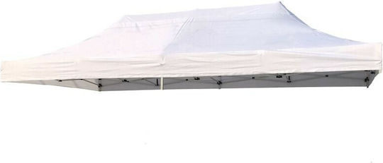 Epiplo-Fos Κάλυμμα για Κιόσκι Λευκό με Επίστρωση PVC 3.4x6m