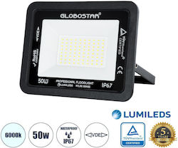 GloboStar Atlas Waterproof LED Floodlight 50W Cold White 6000K IP67