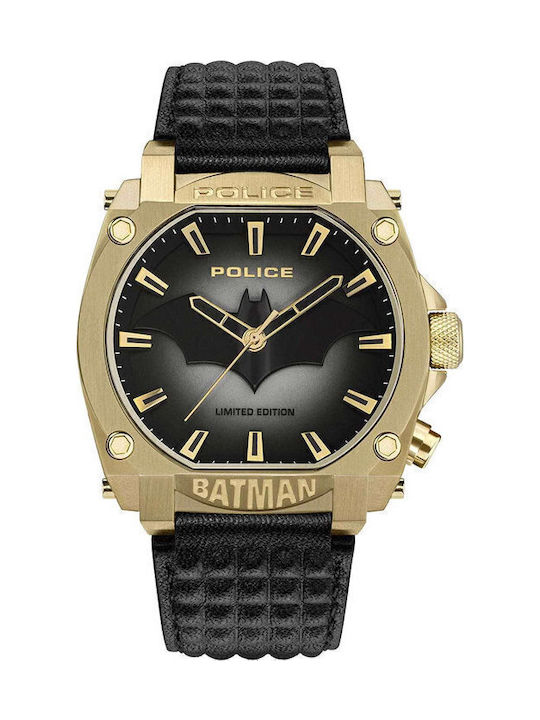 Police Batman Men's Watch 45mm Battery with Bla...