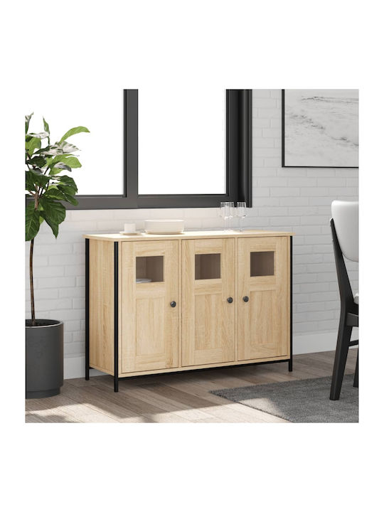 Sideboard Wooden Sonoma Δρυς 100x35x70cm