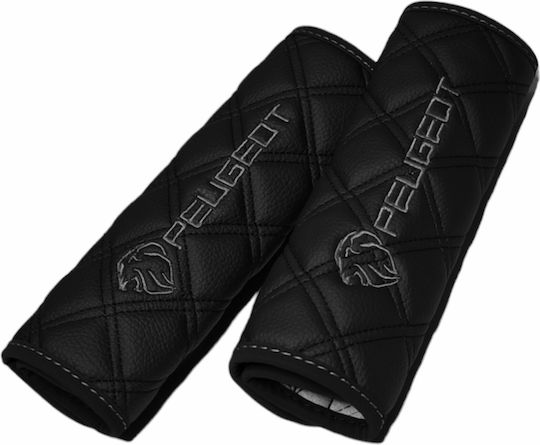 Autositzgurt-Pads Schwarz 2Stück