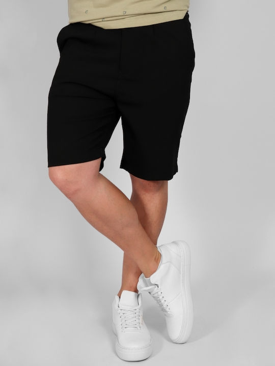 Van Hipster Ανδρική Βερμούδα Chino Μαυρο