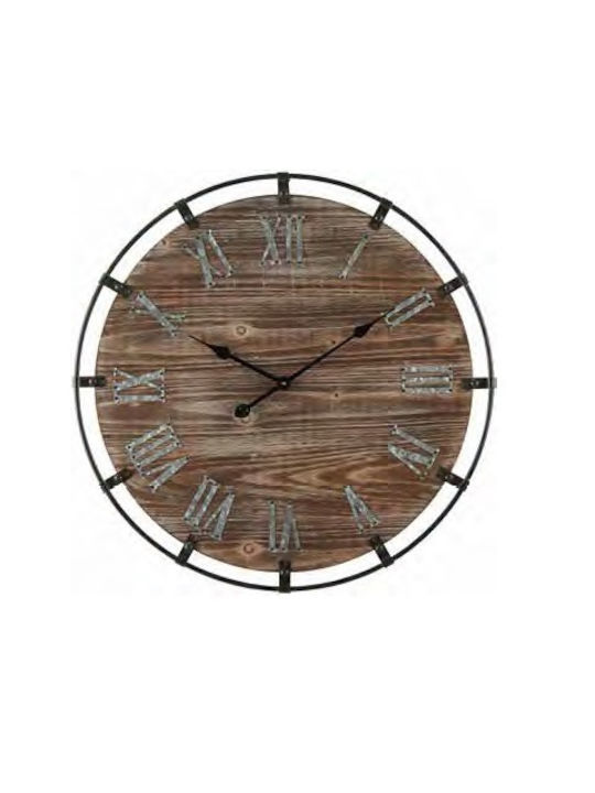 Country Casa Wall Clock Wooden Ø72cm