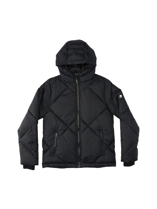 DC Kids Quilted Jacket Black.