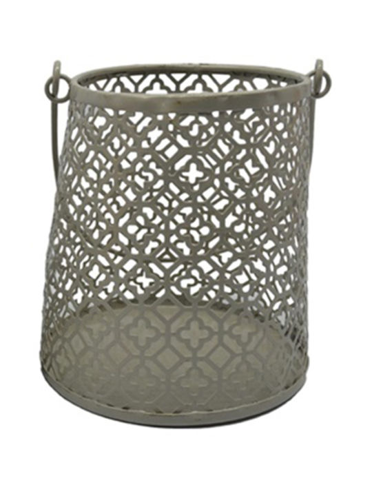 Ankor Metallic Lantern Gray