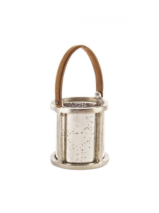 Bizzotto Lantern Silver 13x13x16cm