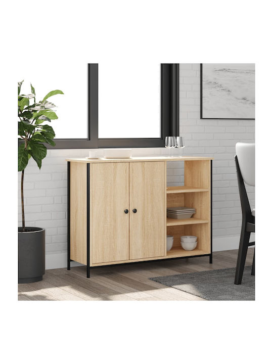 Sideboard Wooden Sonoma Δρυς 100x33x75cm