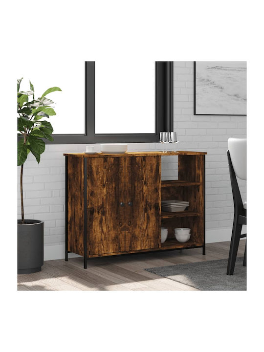 Sideboard Wooden Καπνιστή Δρυς 100x33x75cm