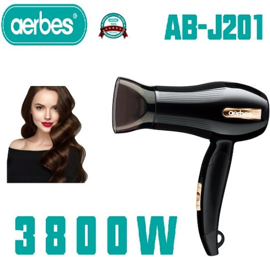 Aerbes Ионичен Пътуване Сешоар 3800W AB-AJ201