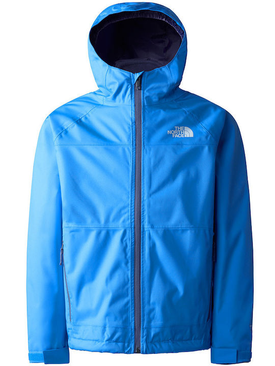 Vortex Triclimate Kids Sports Short Jacket with Hood Optic Blue