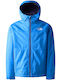 Vortex Triclimate Kids Sports Short Jacket with Hood Optic Blue