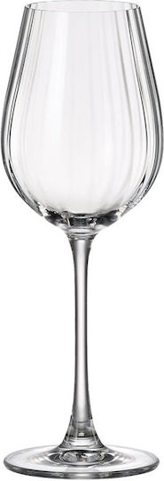 Crystalite Bohemia Set of Crystal Goblet Glasses 400ml 12 Pieces