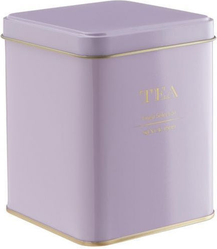 Butlers Кутия за Чай с Капак Металик Лилава 790ml