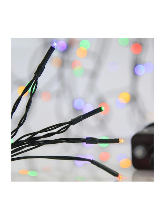 100 Christmas Lights LED Multicolor in String Eurolamp