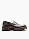 90 Leder Herren Mokassins in Braun Farbe