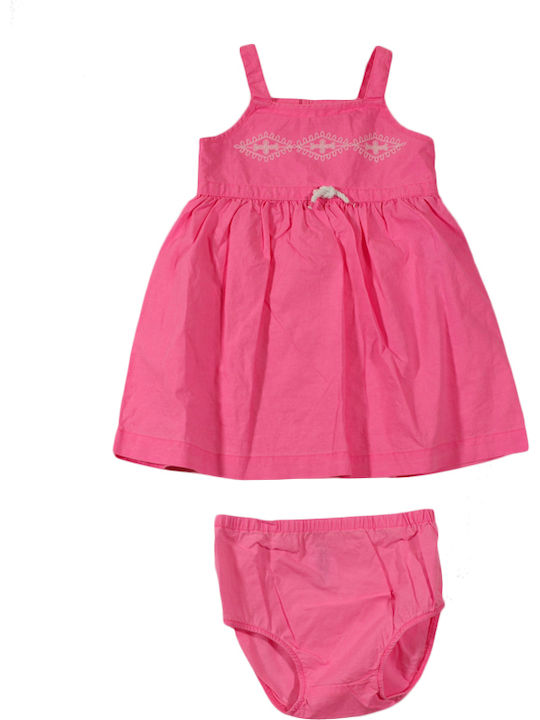 Mädchenkleider Set aus 2 mit Zubehör Rosa