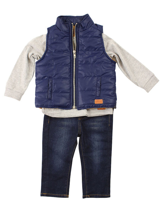7 for All Mankind Kids Clothing Set with Blue Pants 2 Pieces