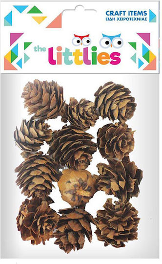 The Littlies Decorative Element for DIY Crafts Brown 12pcs