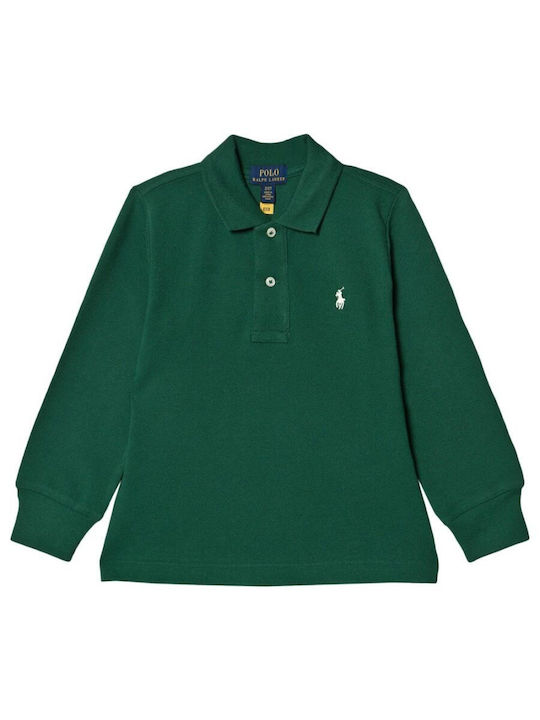 Ralph Lauren Bluză pentru copii Cu mâneci lungi Verde