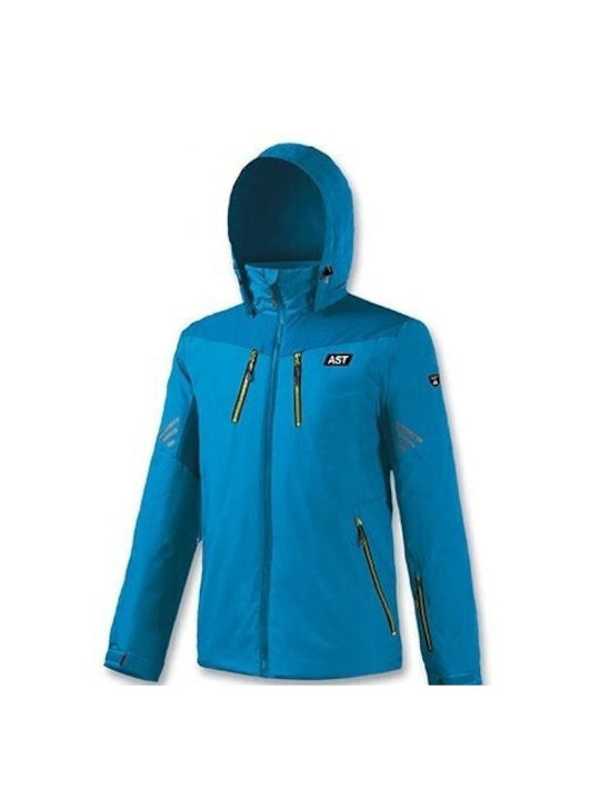 Astrolabio Kinderjacke mit Kapuze Blau