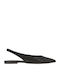 Fabric Slingback Ballerinas With strap Black