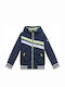 Kinder Freizeitjacke Winddicht mit Kapuze Blue