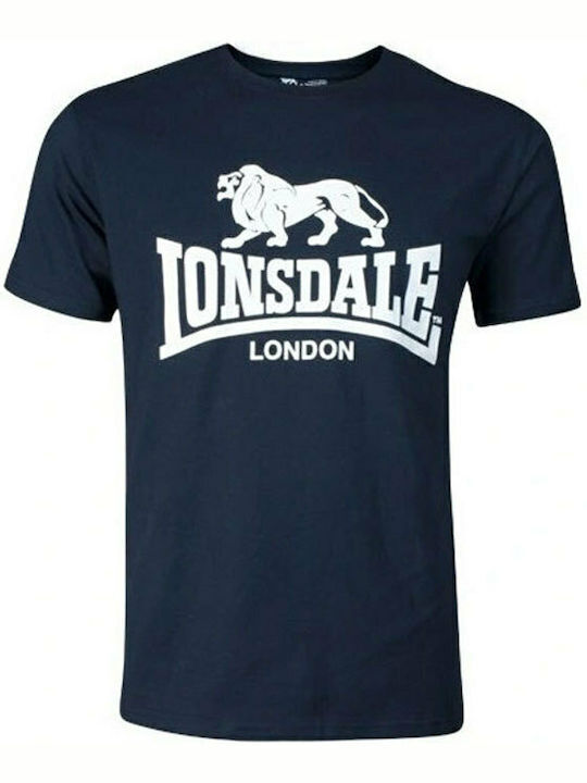 Lonsdale Herren Shirt Kurzarm Blau