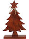 Christmas Decorative Wood Tree 40cm Brown