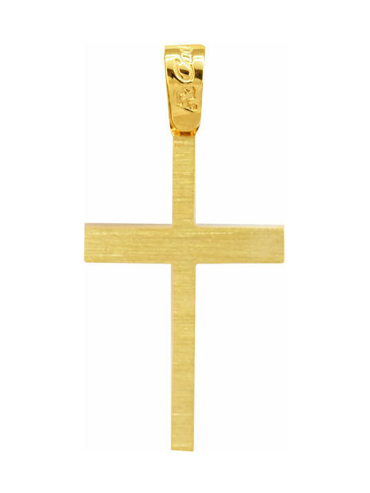 Fa Cad'oro Gold Kreuz 14K Beidseitig