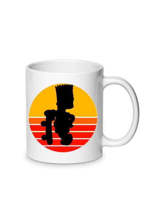 Simpsons Tasse Keramik Weiß 330ml 1Stück