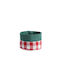 Nef-Nef Homeware Santa Please Christmas Bread Basket Fabric Red L20xW15xD7cm.