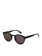 Mykita Coleman Unisex Sunglasses with Black Plastic Frame and Brown Lens