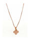 Q-Jewellery Women's Rose Gold Cross 14K