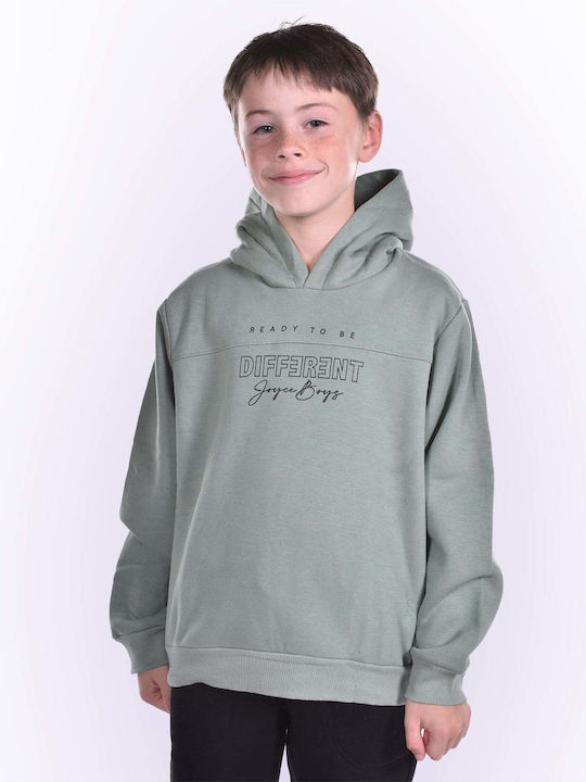 Joyce Kids Sweatshirt with Hood Turquoise