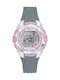 Tekday Kinder-Digitaluhr Strap mit Kautschuk/Plastikarmband Gray