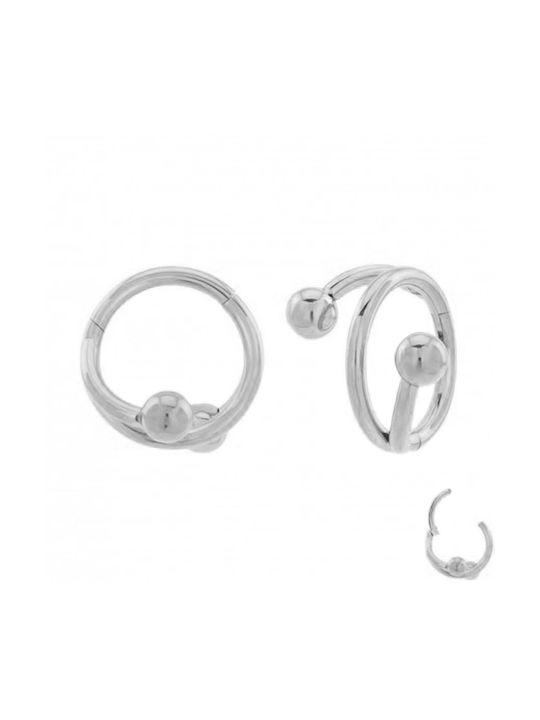 Poco Loco Body Earring Hoop made of Steel Gold-plated