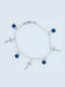Fa Cad'oro Damen Armband mit Design Auge aus Weißgold 14K