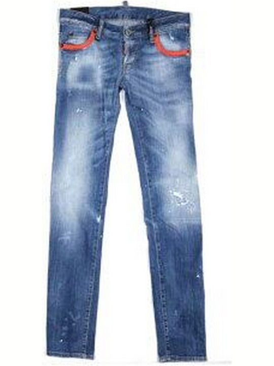 Dsquared2 Γυναικείο Jean Παντελόνι Light Blue