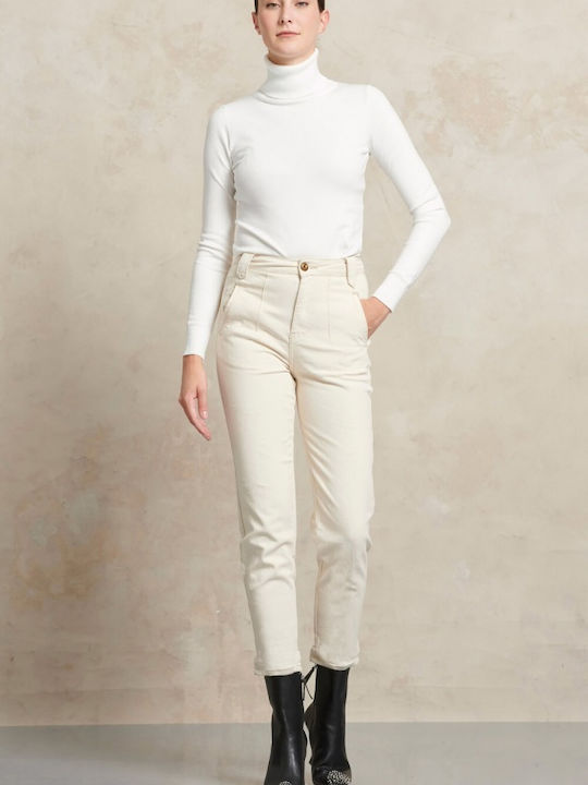Matis Fashion High Waist Women's Jean Trousers in Regular Fit