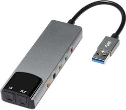 External USB 5.1 Sound Card (HY-601)