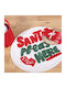 Nef-Nef Homeware Бански килим Кръгла Santa Please 034000 Ecru Ф70бр