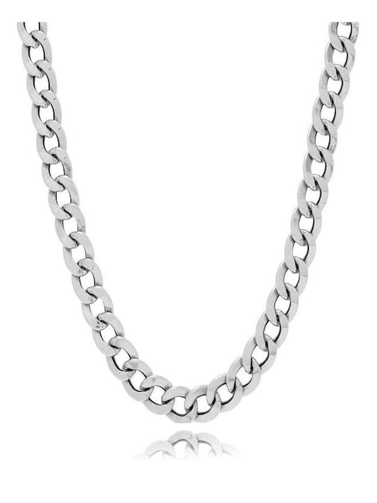 Paraxenies Silver Chain Neck Wide Thickness 8.5mm and Length 45cm