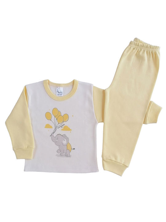 Bunny Bebe Kinder-Pyjama Gelb