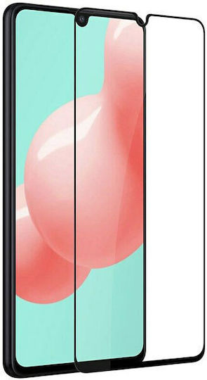 Пълно лепило Закалено стъкло за цялото лице Черен (Galaxy A31)