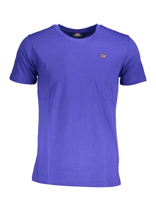 Squola Nautica Italiana T-shirt Bărbătesc cu Mânecă Scurtă BLUE