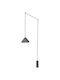 Zambelis Lights Modern Lamp Wall with Socket E27 Gray 22cm